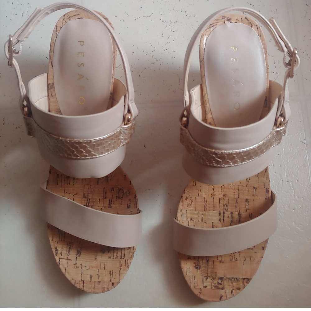 Light Pink Wedge Heels